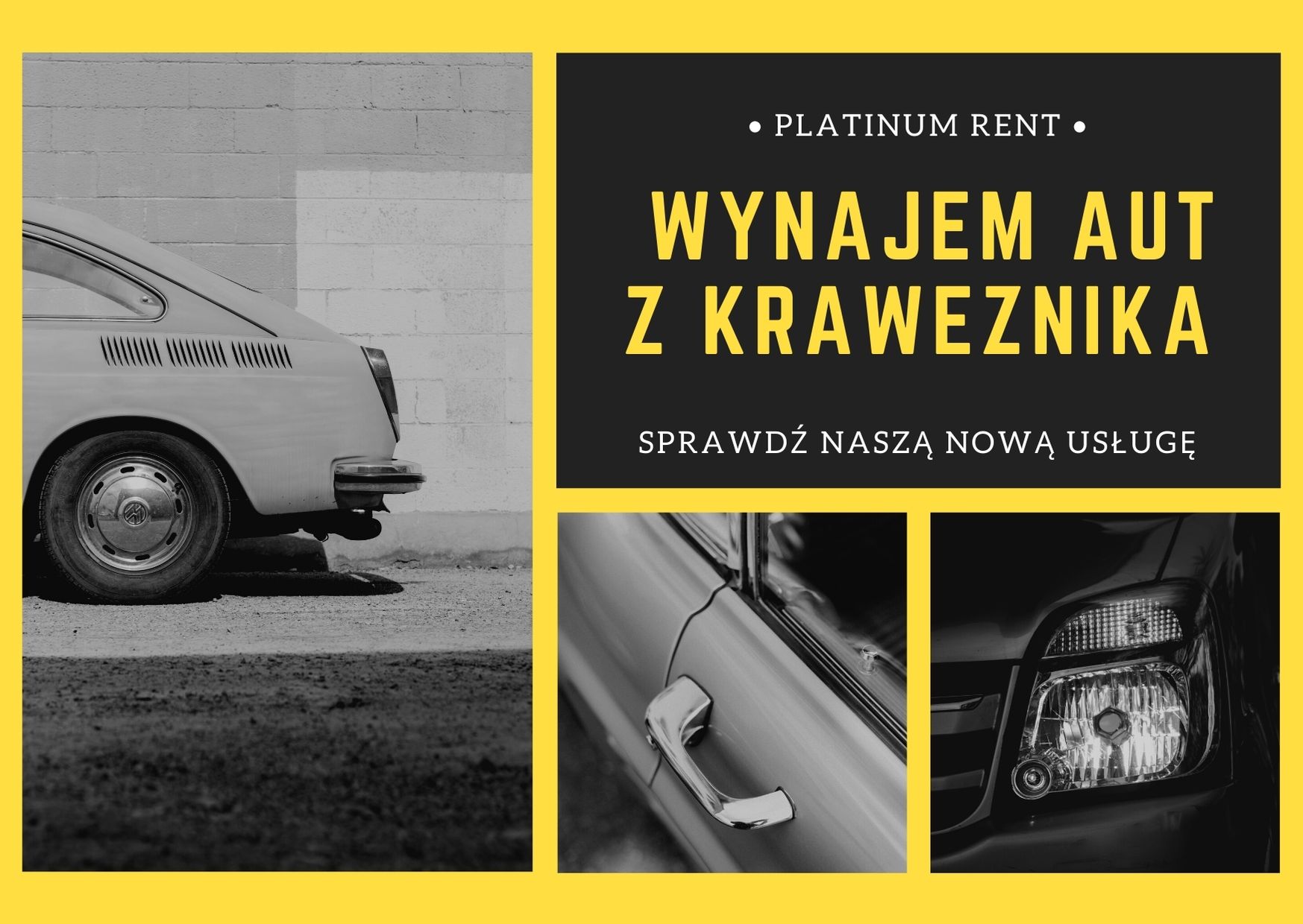 wynajem aut z kraweznika